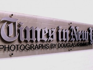 Plexiglass Letter Sign on Plex Panel