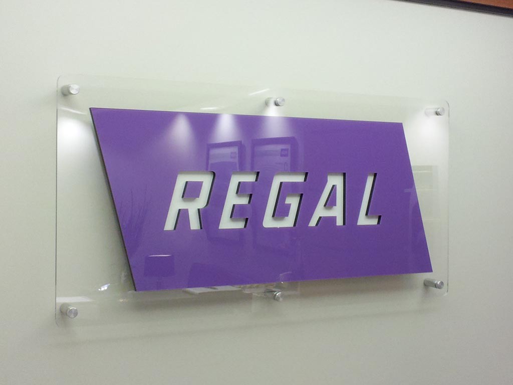 Plexiglass Logo Sign