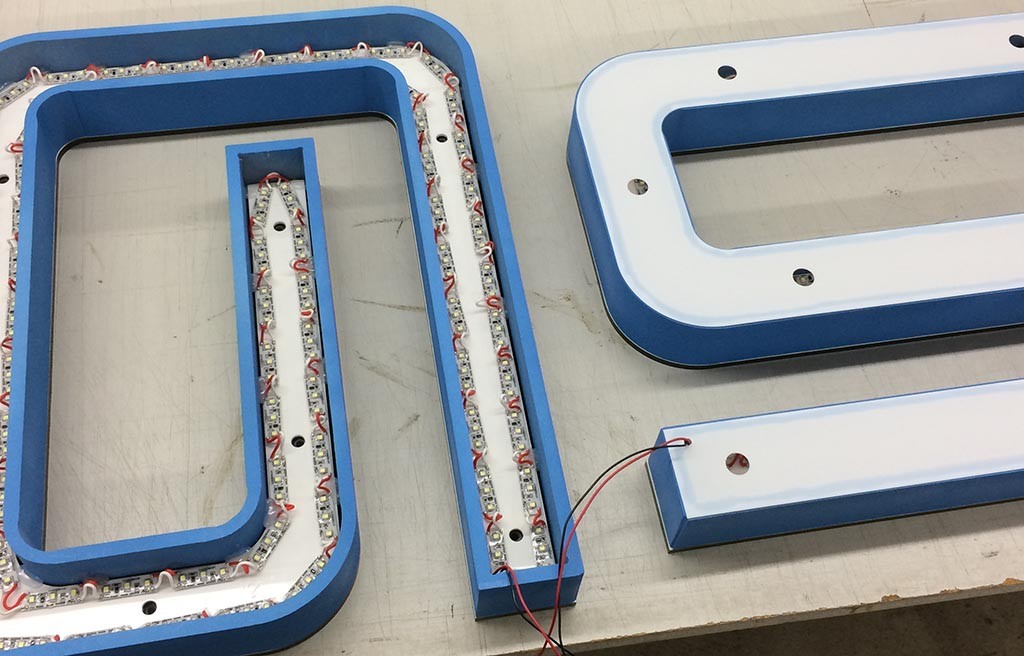 LED Halo Channel Letters