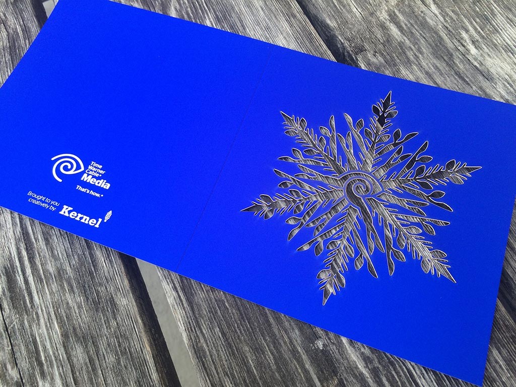 laser cut greeting card